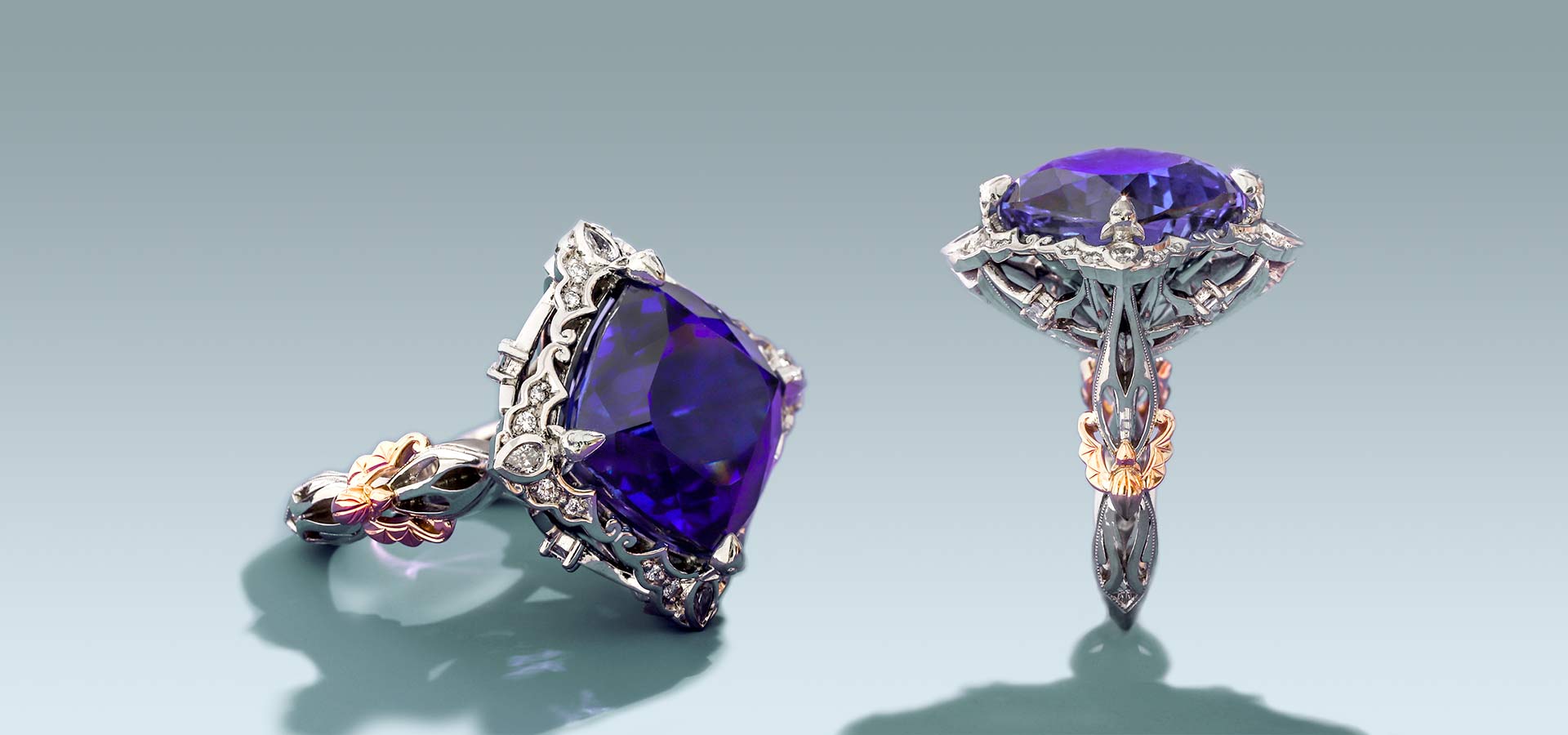Twining Tendrils Diamond Ring