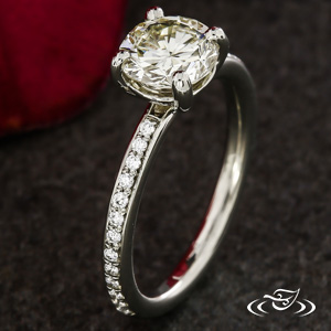 Delicate Oval Solitaire