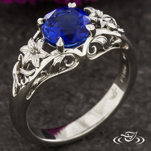 Lily And Vine Sapphire Engagement Ring