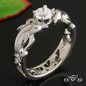 Dolphin deals wedding ring